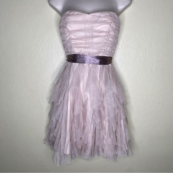 Sparkly Strapless Homecoming Special Occasion Dress Size 7 - Picture 4 of 16